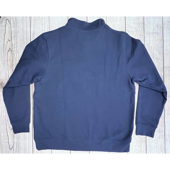 Orvis Signature Quarter Zip Sweatshirt Navy Blue Sweater Size XL - Picture 2 of 5